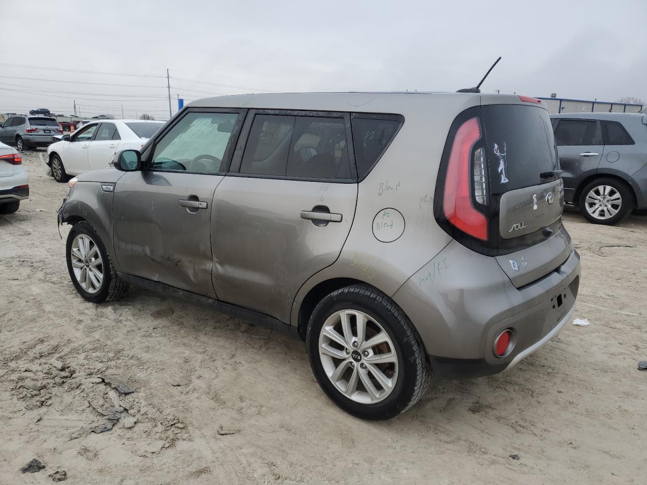 2018 KIA Soul VIN KNDJP3A56J7601112 Copart auction photo, front end / side damage thumbnail 2
