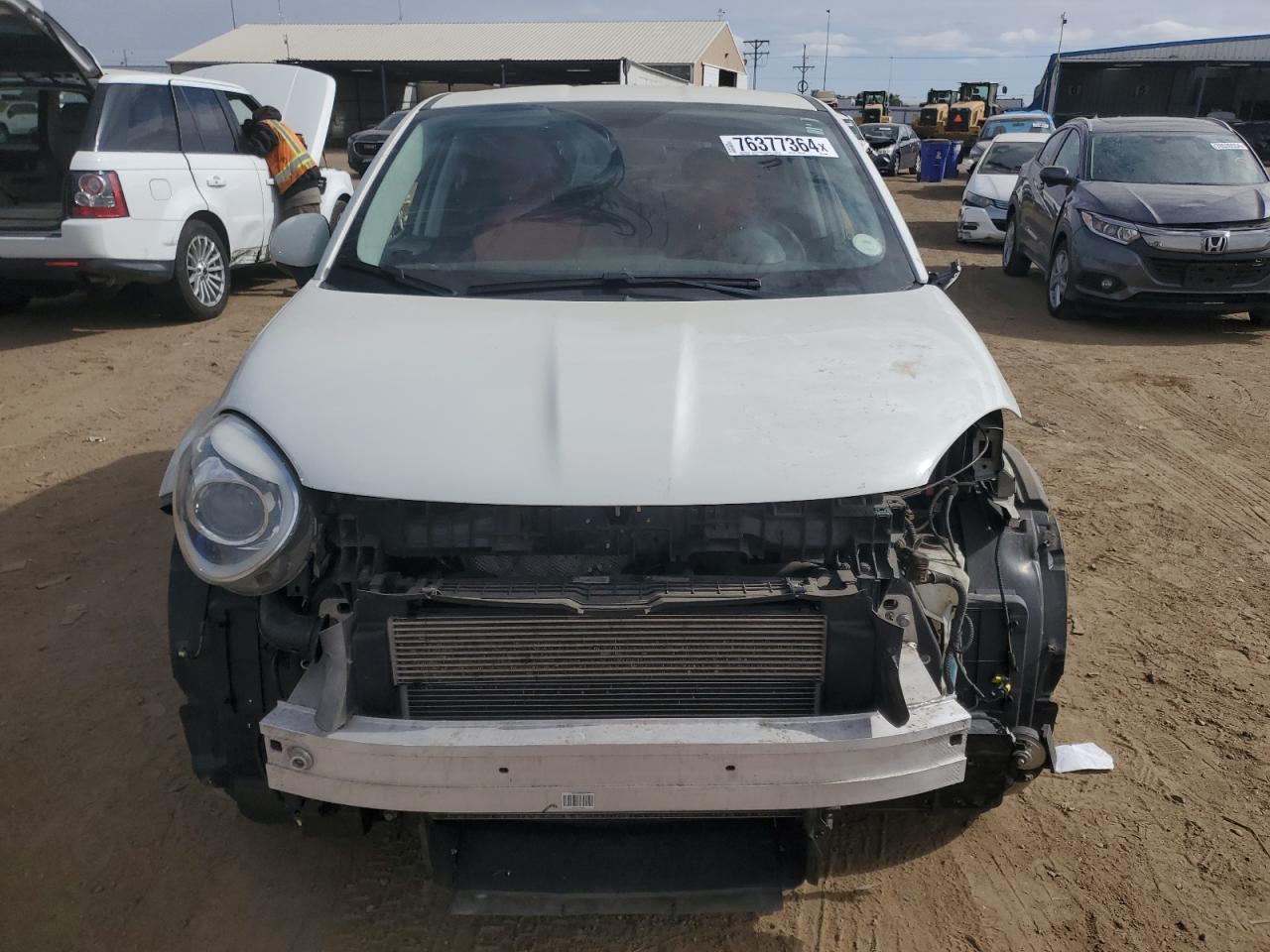 2016 Fiat 500 VIN ZFBCFYBT1GP495864 Copart auction photo, front end damage thumbnail 5