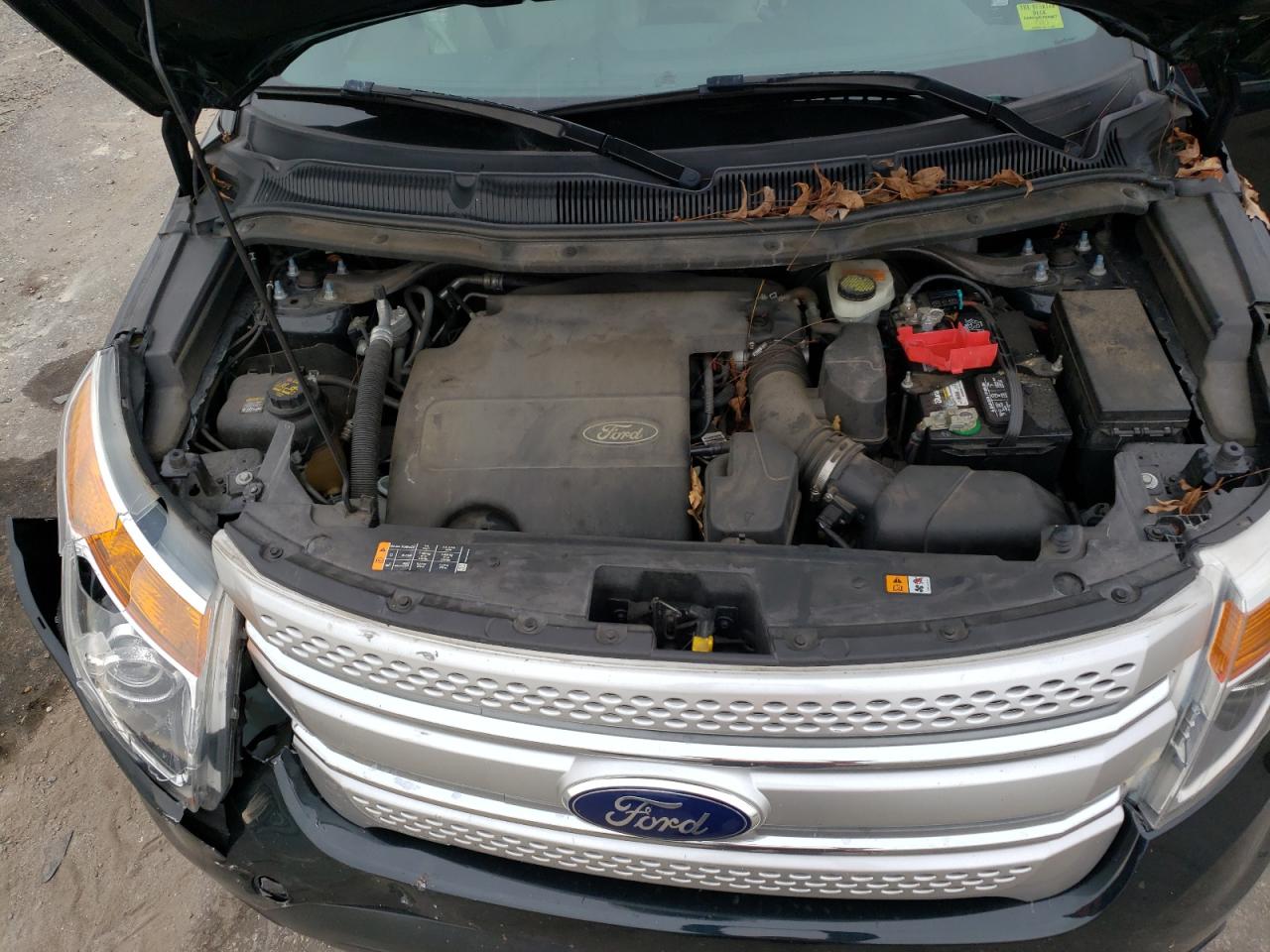 2014 Ford Explorer VIN 1FM5K7D86EGA41221 Copart auction photo, front end damage thumbnail 12