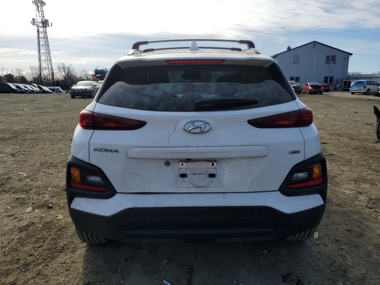 2021 Hyundai Kona VIN KM8K6CAA1MU743664 Copart auction photo, front end damage thumbnail 6