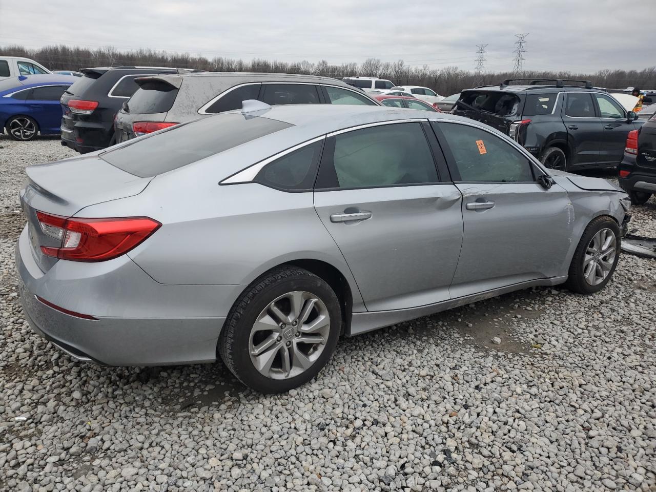 2019 Honda Accord VIN 1HGCV1F13KA144709 Copart auction photo, all over damage thumbnail 3