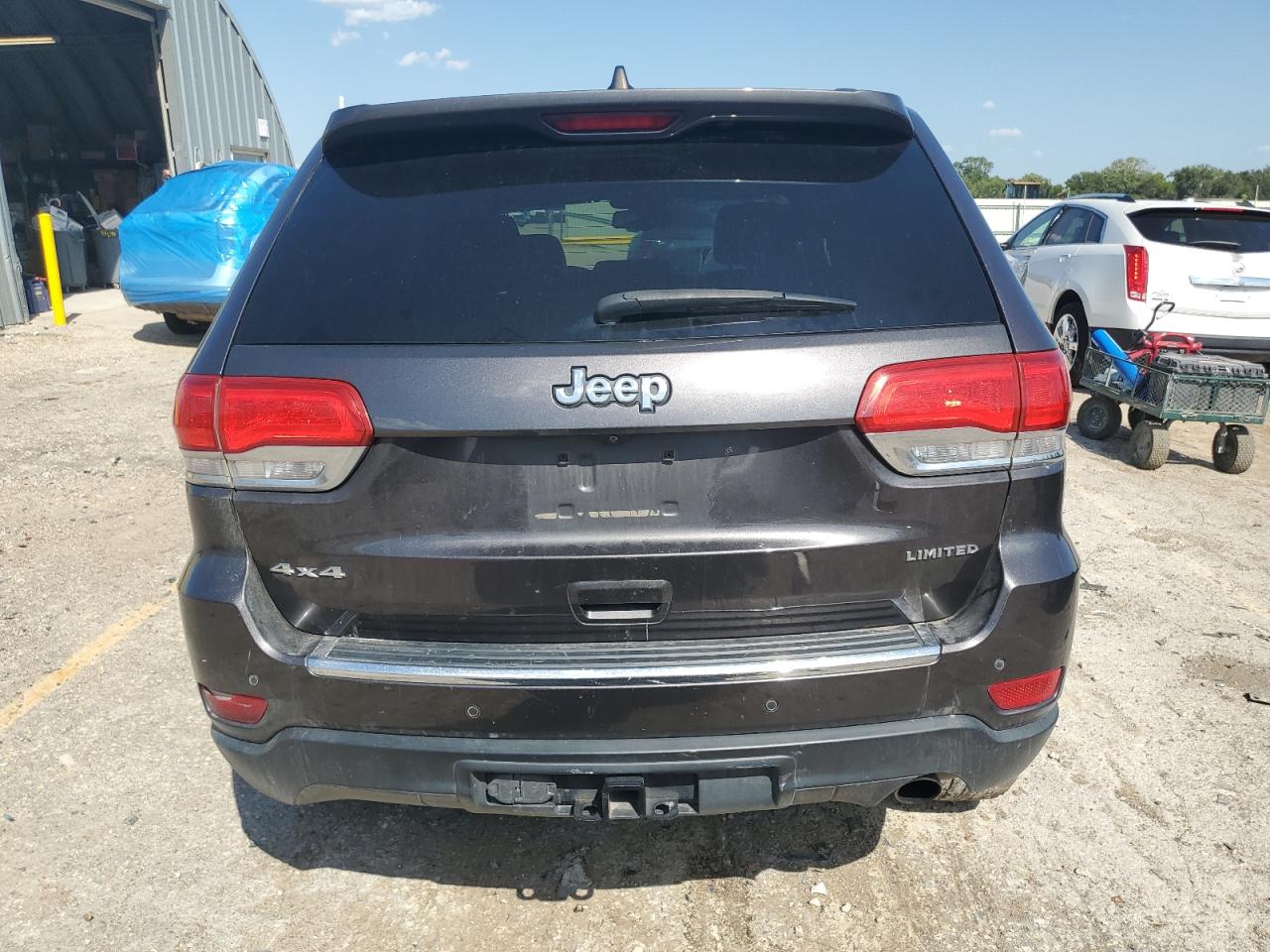 2015 Jeep Grand Cherokee VIN 1C4RJFBG1FC855685 Copart auction photo, front end / side damage thumbnail 6
