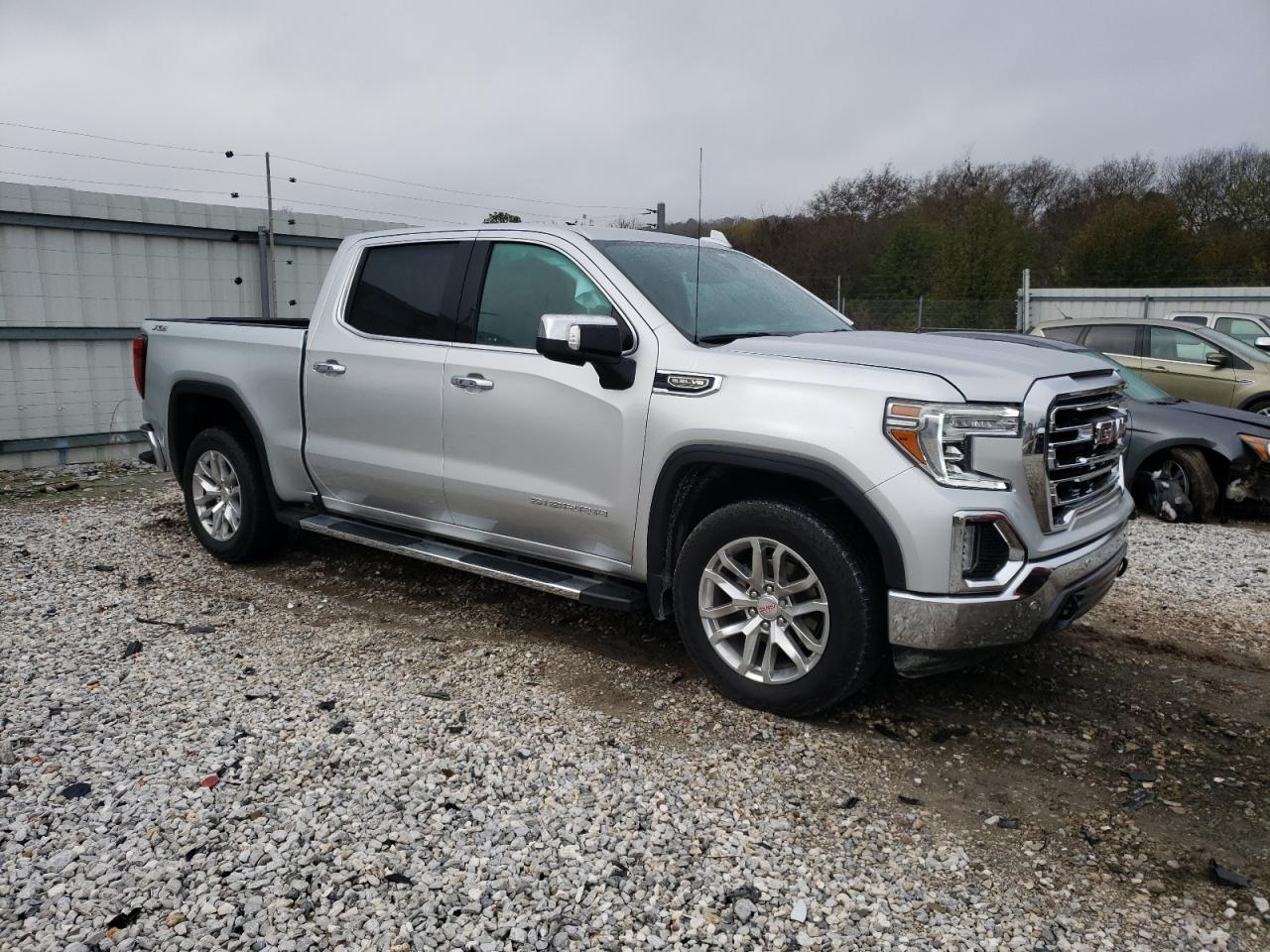 2022 GMC Sierra VIN 3GTU9DED9NG156258 Copart auction photo, front end / side damage thumbnail 4
