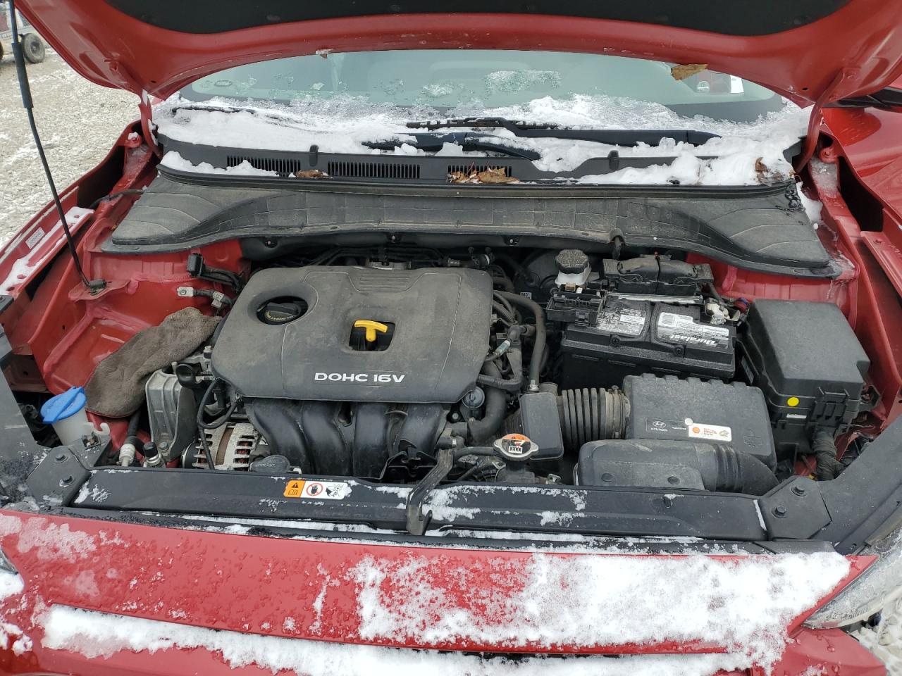 2019 Hyundai Kona VIN KM8K12AA2KU342324 Copart auction photo, front end damage thumbnail 14