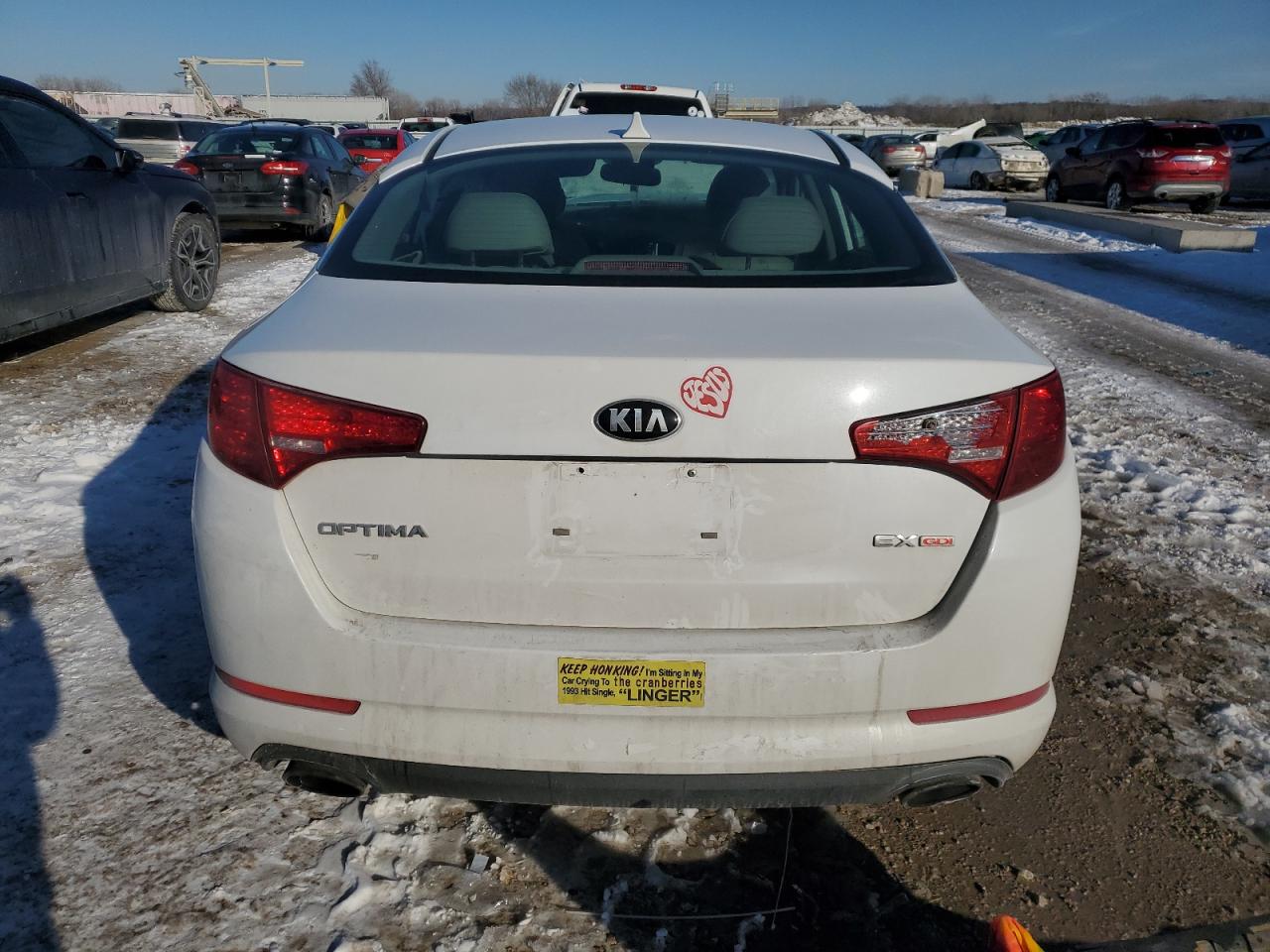 2013 KIA Optima VIN 5XXGN4A78DG164541 Copart auction photo, front end damage thumbnail 6