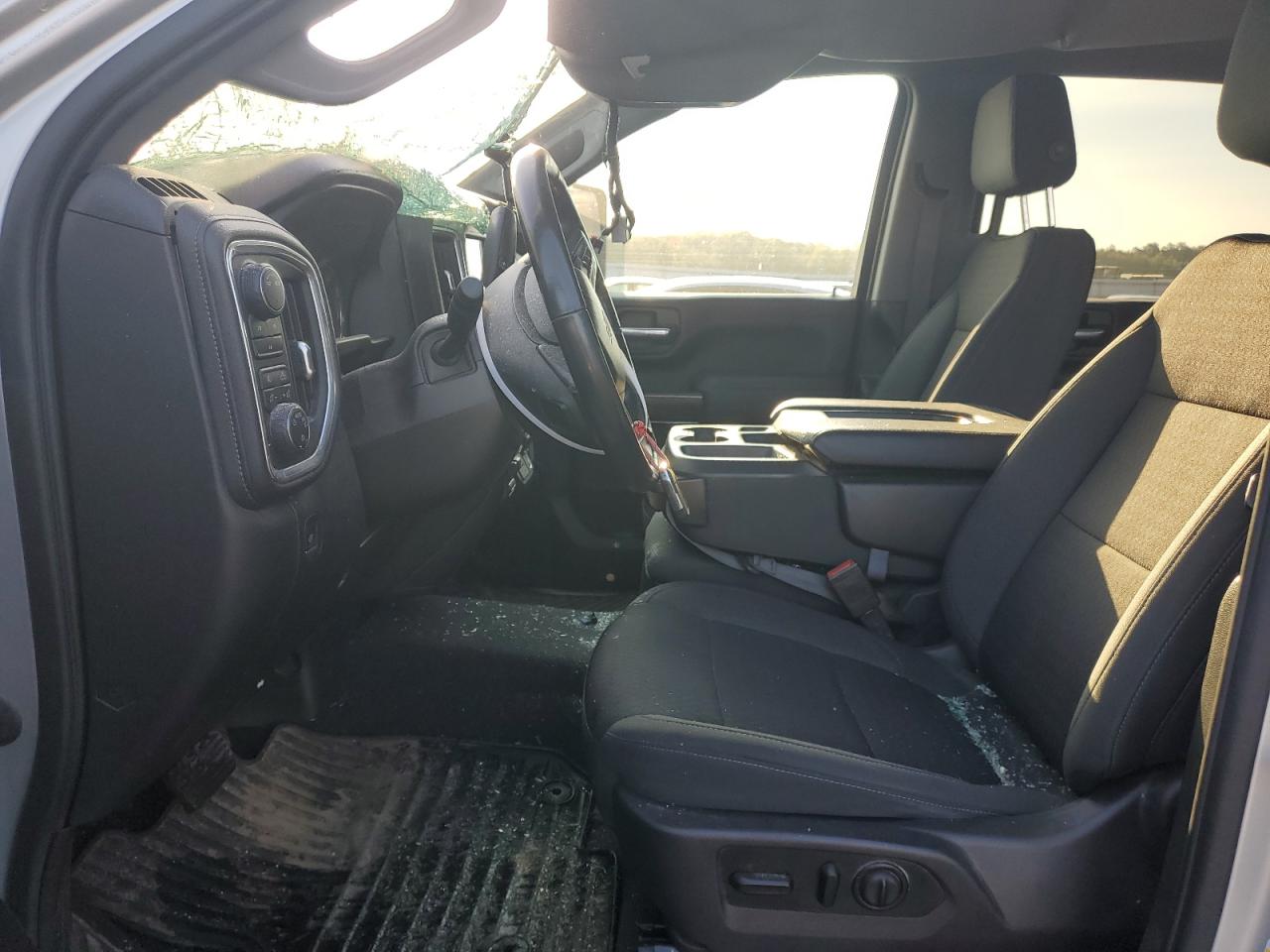 2021 Chevrolet Silverado VIN 1GC4YNEY0MF106442 Copart auction photo, top/roof / front end damage thumbnail 7