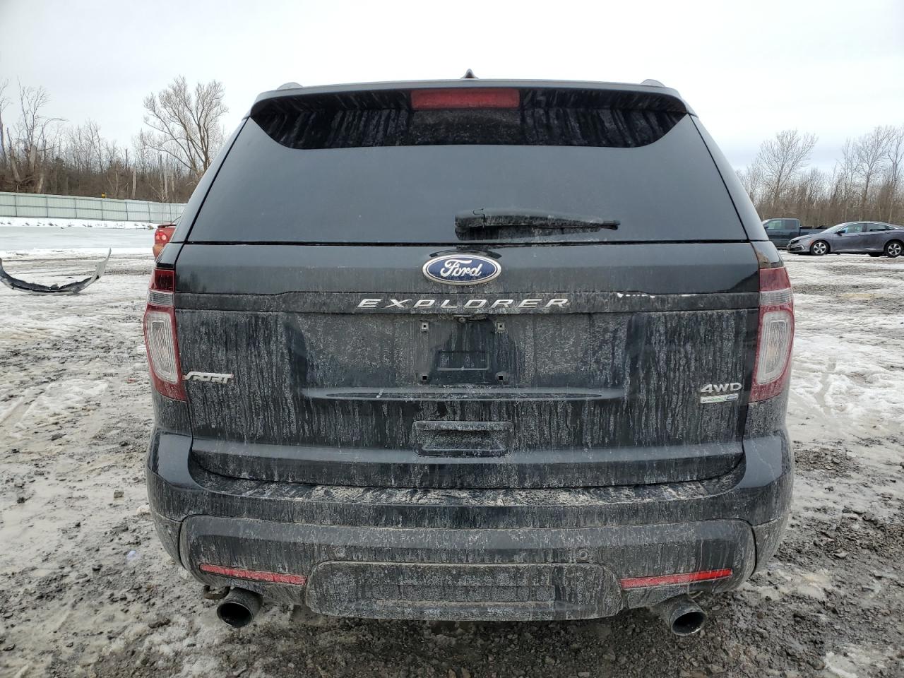 2013 Ford Explorer VIN 1FM5K8GT9DGB68968 Copart auction photo, undercarriage / front end damage thumbnail 6