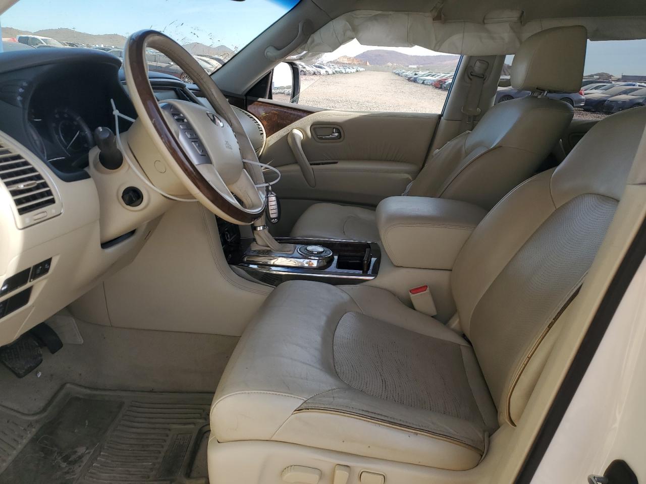 2016 Infiniti QX80 VIN JN8AZ2ND8G9800931 Copart auction photo, front end damage thumbnail 7