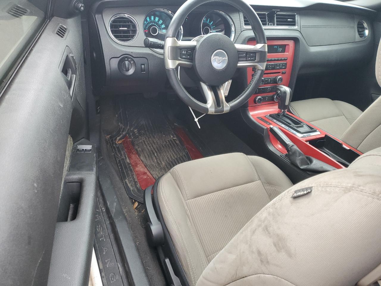 2013 Ford Mustang VIN 1ZVBP8AM8D5231139 Copart auction photo, front end / rear end damage thumbnail 8