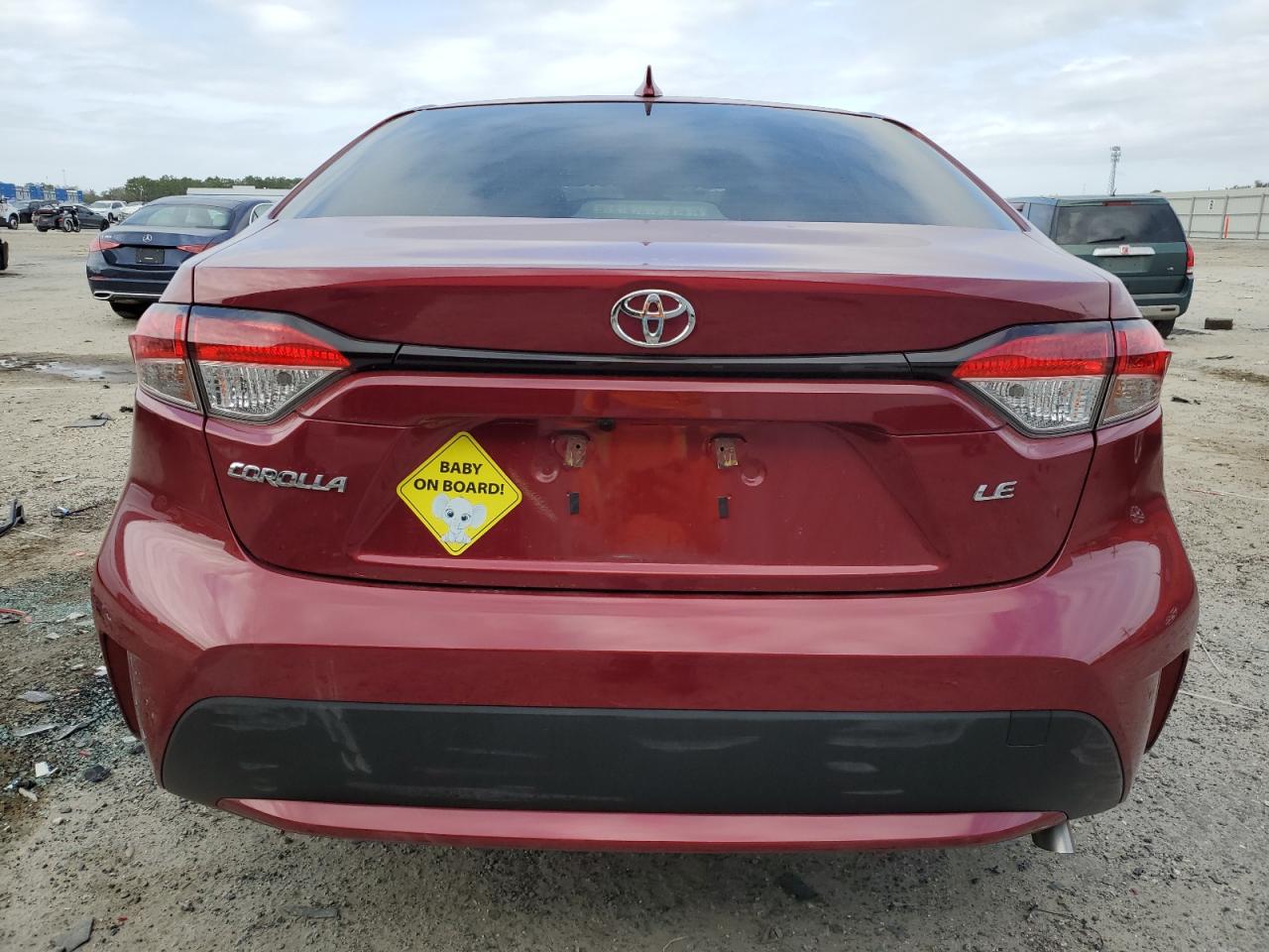 2022 Toyota Corolla VIN JTDEPMAEXNJ212926 Copart auction photo, side damage thumbnail 6