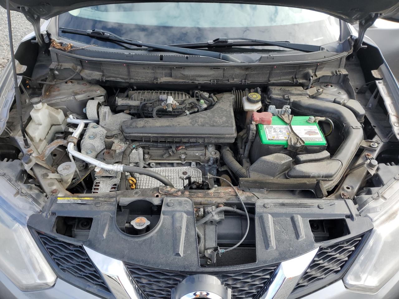 2015 Nissan Rogue VIN KNMAT2MV8FP576769 Copart auction photo, side damage thumbnail 12