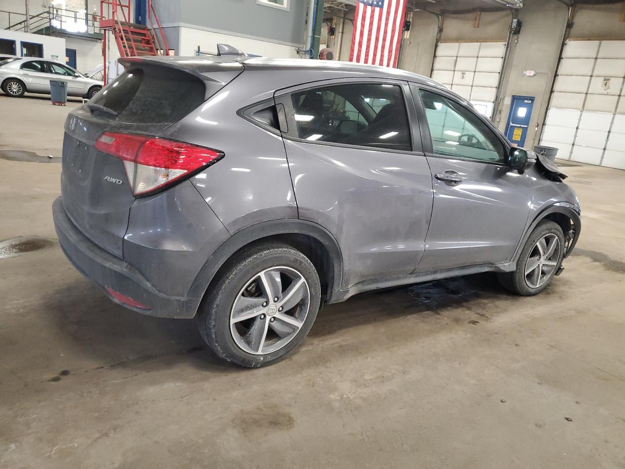 2022 Honda HR-V VIN 3CZRU6H59NM729210 Copart auction photo, front end damage thumbnail 3