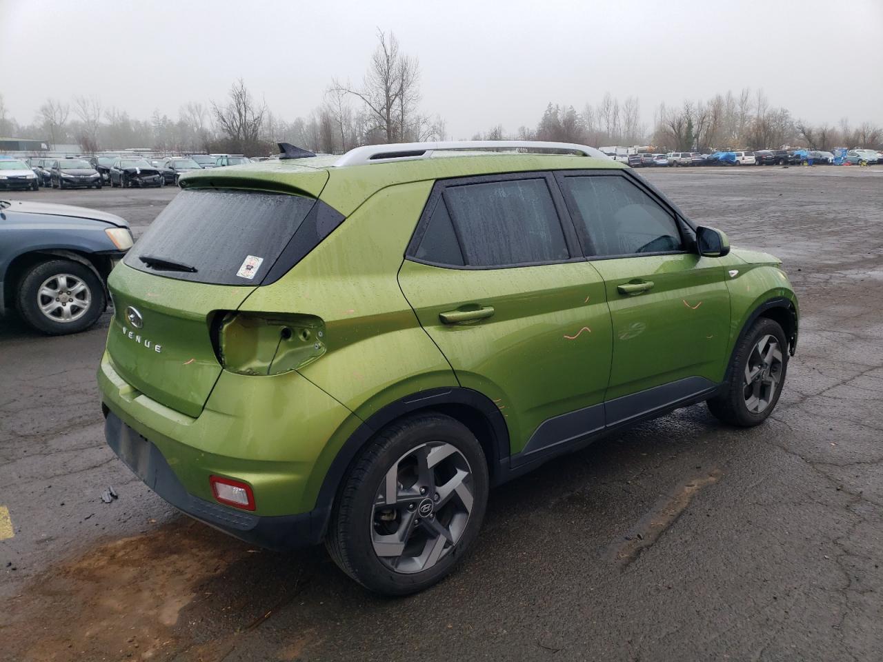 2022 Hyundai Venue VIN KMHRC8A36NU171336 Copart auction photo, all over damage thumbnail 3
