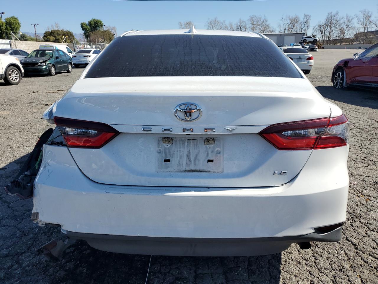 2022 Toyota Camry VIN 4T1C11AK8NU634037 Copart auction photo, side / undercarriage damage thumbnail 6