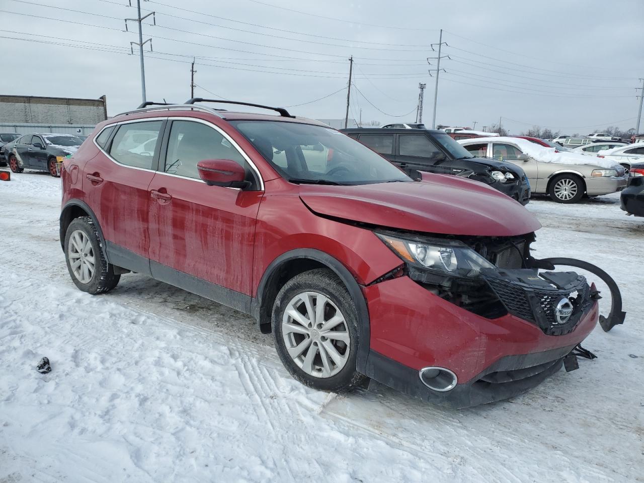 2017 Nissan Rogue VIN JN1BJ1CR8HW127435 Copart auction photo, front end damage thumbnail 4