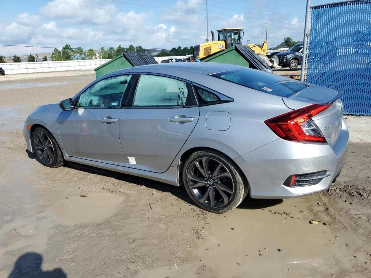 2019 Honda Civic VIN 2HGFC2F86KH593759 Copart auction photo, water/flood damage thumbnail 2
