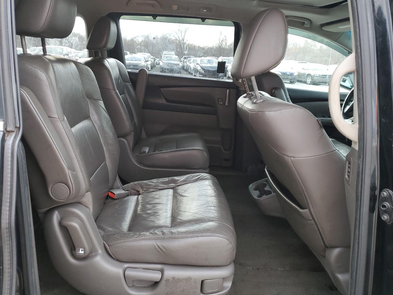 2012 Honda Odyssey VIN 5FNRL5H92CB026944 Copart auction photo, front end / side damage thumbnail 11