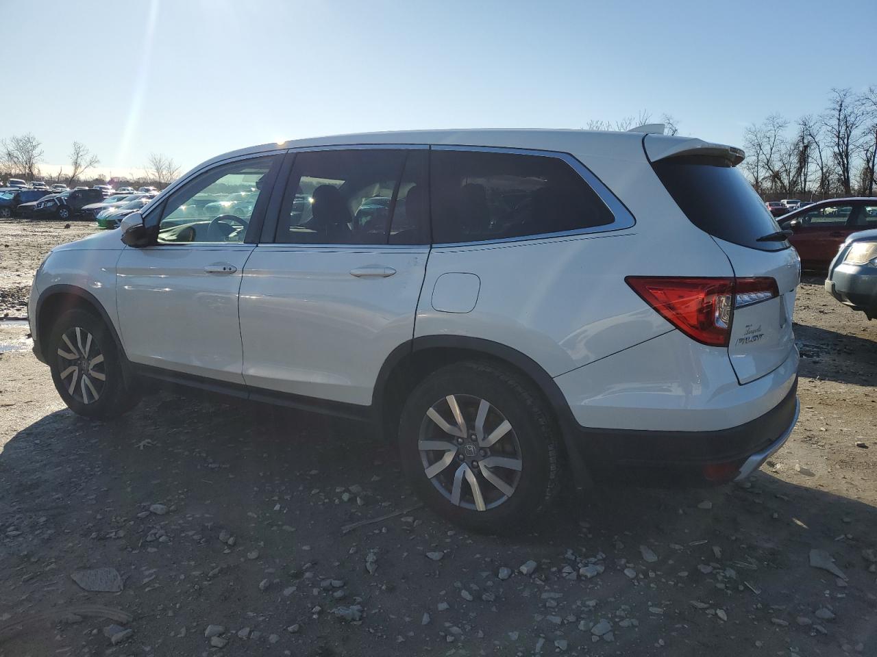 2019 Honda Pilot VIN 5FNYF6H50KB048834 Copart auction photo, side / undercarriage damage thumbnail 2