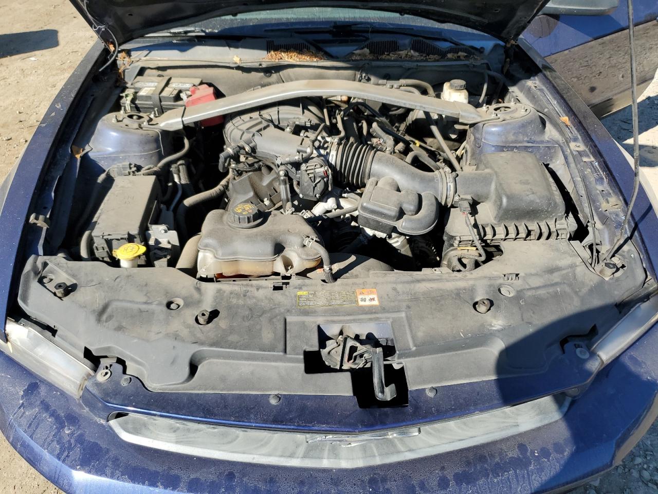 2012 Ford Mustang VIN 1ZVBP8EM2C5220436 Copart auction photo, front end / side damage thumbnail 11