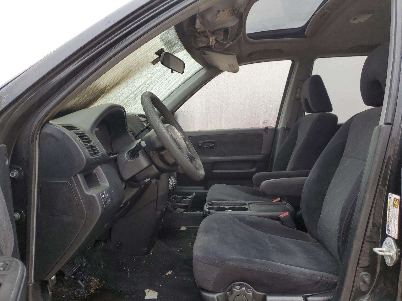 2006 Honda CR-V VIN JHLRD68886C026753 Copart auction photo, burn - engine / burn - interior damage thumbnail 7