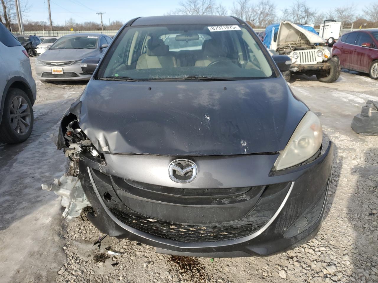 2013 Mazda 5 VIN JM1CW2BL7D0155178 Copart auction photo, front end damage thumbnail 5