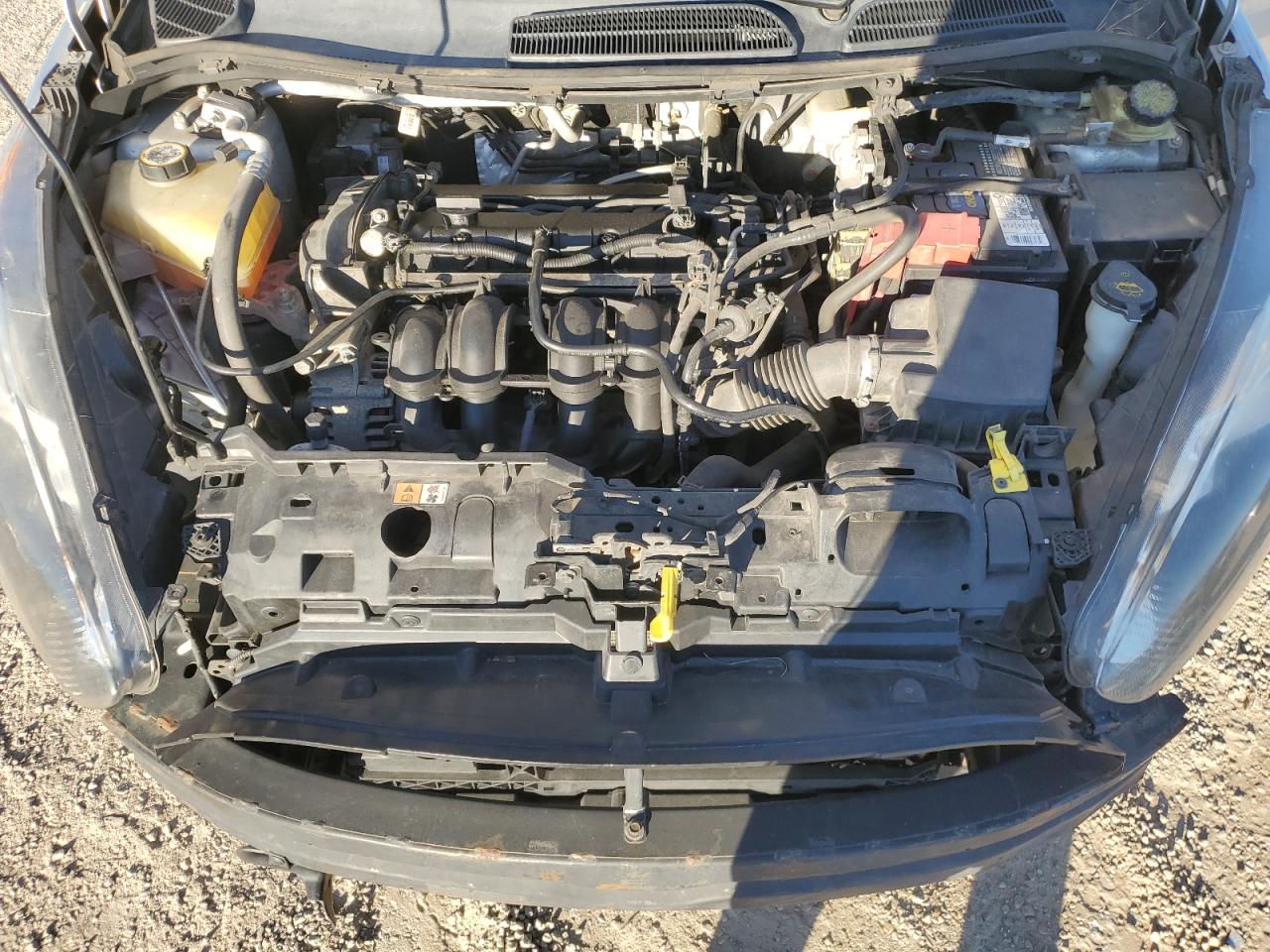2014 Ford Fiesta VIN 3FADP4EJ1EM219386 Copart auction photo, undercarriage / all over damage thumbnail 12