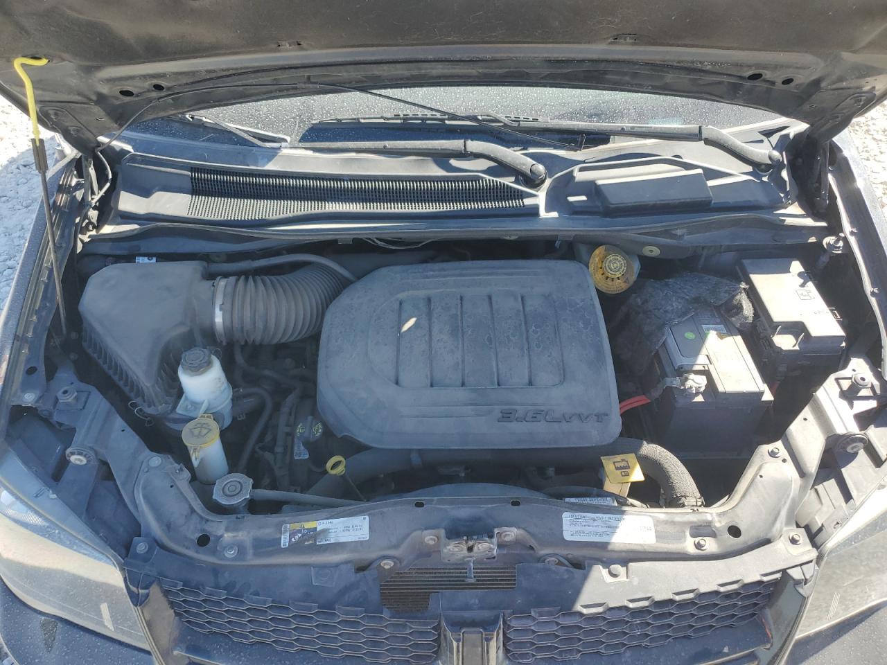 2019 Dodge Caravan VIN 2C4RDGEG2KR694788 Copart auction photo, rear end / hail damage thumbnail 12