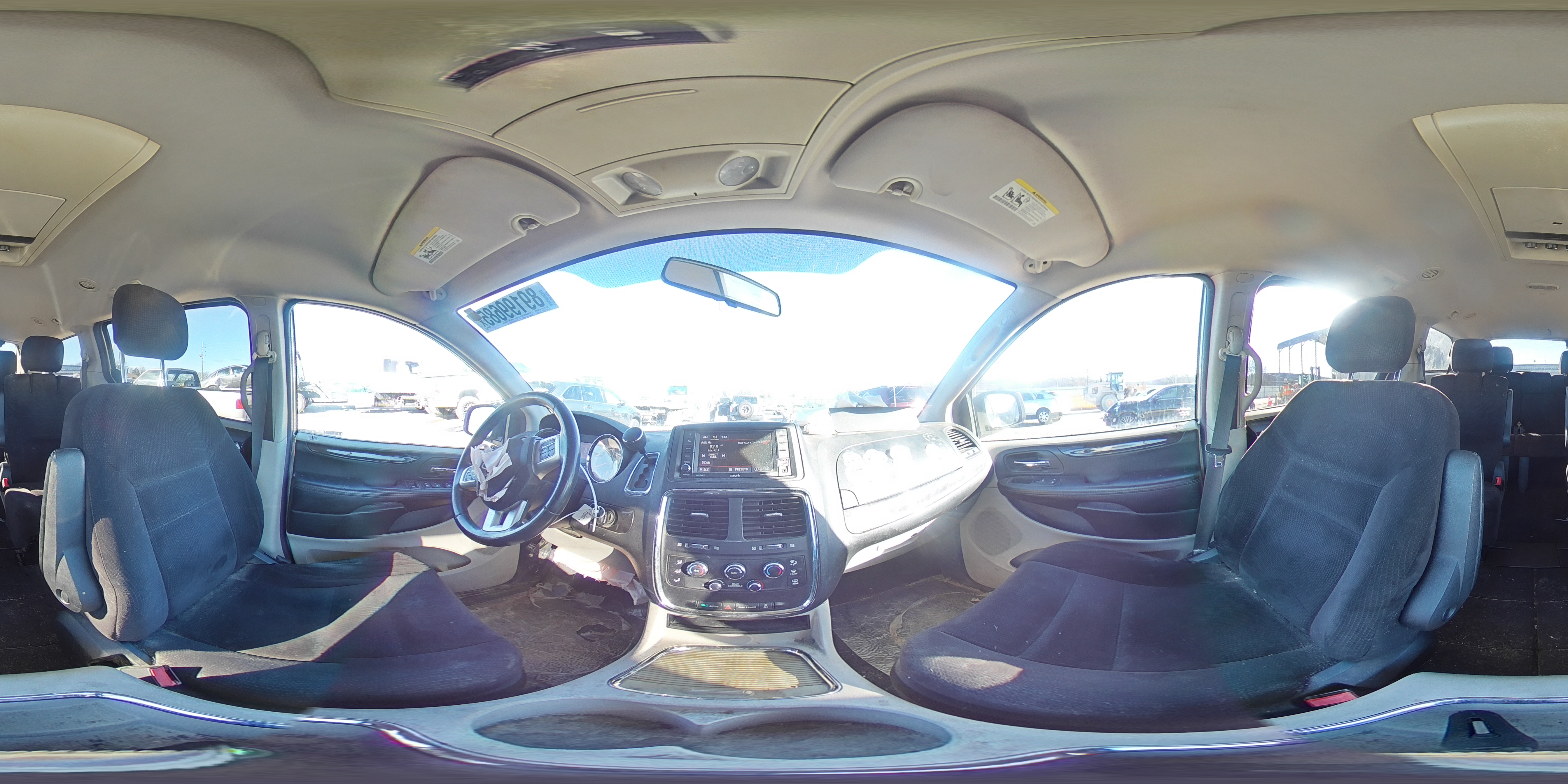 2014 Dodge Caravan VIN 2C4RDGCG1ER265116 Copart auction photo, front end / minor dent/scratches damage thumbnail 15