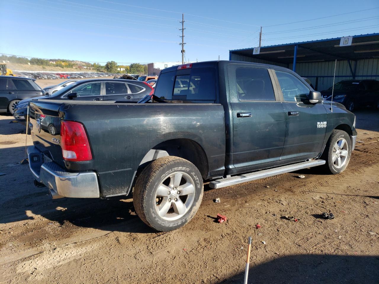2015 RAM 1500 VIN 1C6RR7LM6FS512032 Copart auction photo, side / front end damage thumbnail 3