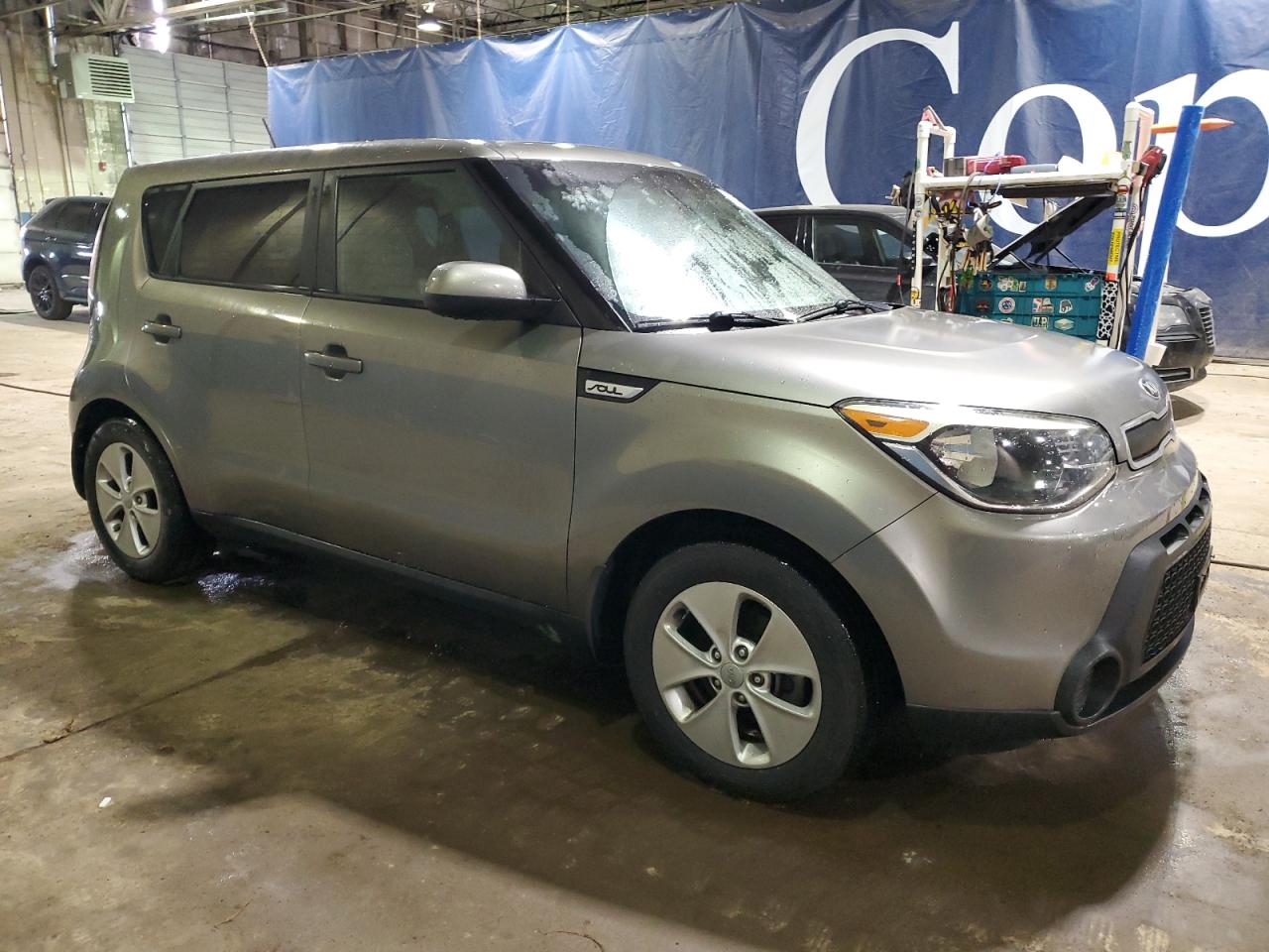 2015 KIA Soul VIN KNDJN2A27F7159552 Copart auction photo, vandalism damage thumbnail 4
