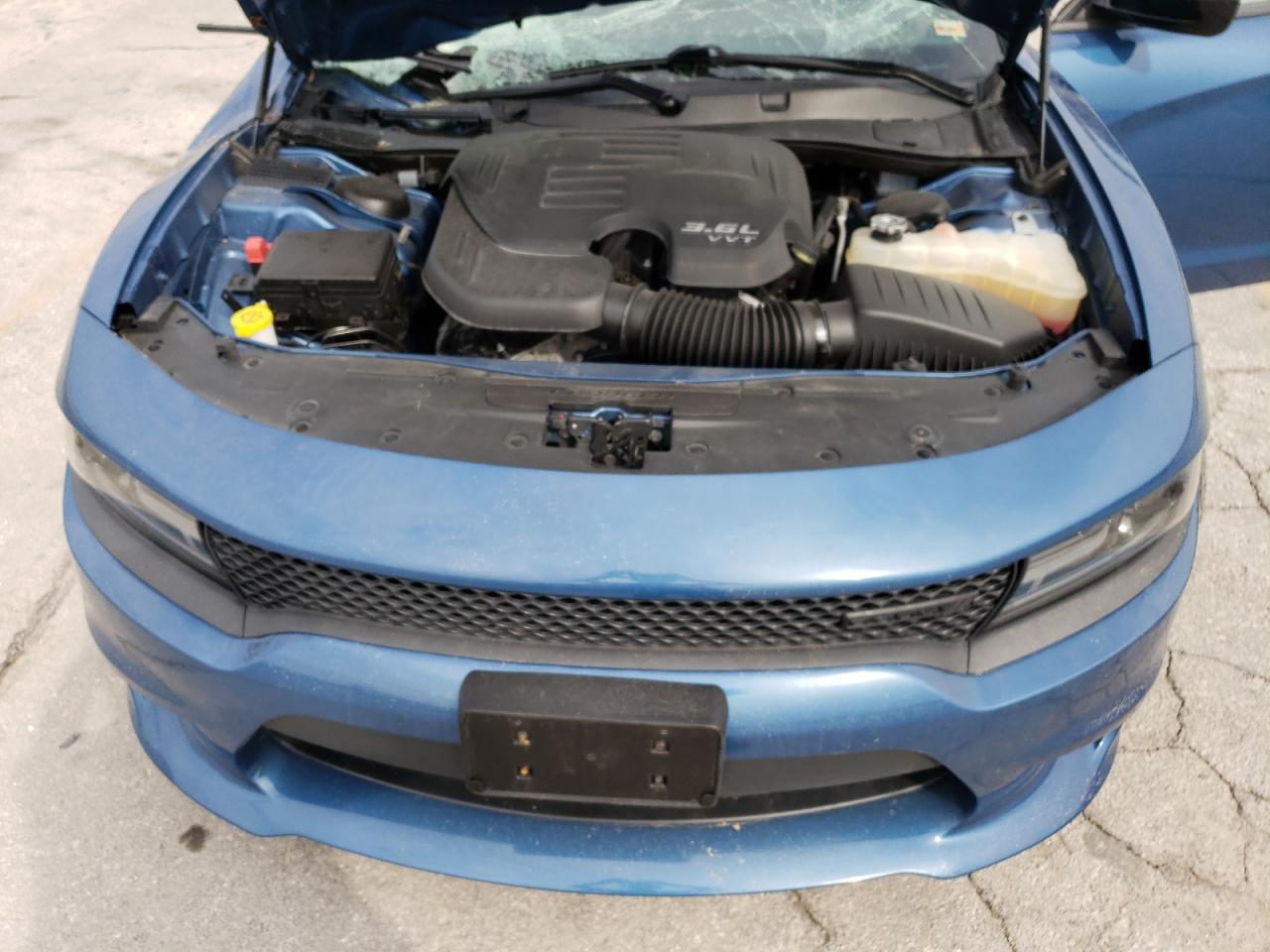 2021 Dodge Charger VIN 2C3CDXMG8MH585319 Copart auction photo, front end / hail damage thumbnail 11