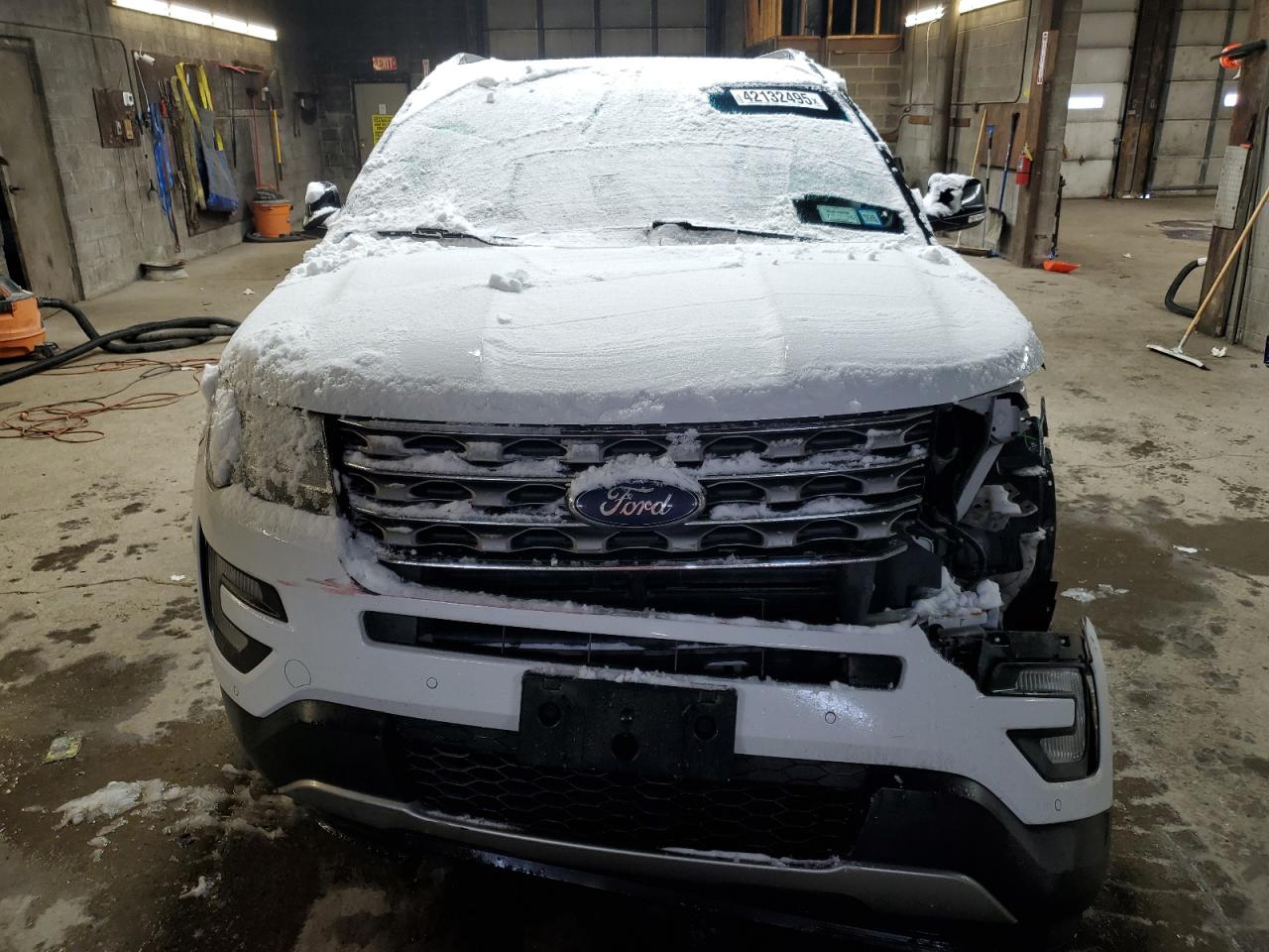 2016 Ford Explorer VIN 1FM5K8D8XGGD20034 Copart auction photo, front end damage thumbnail 5