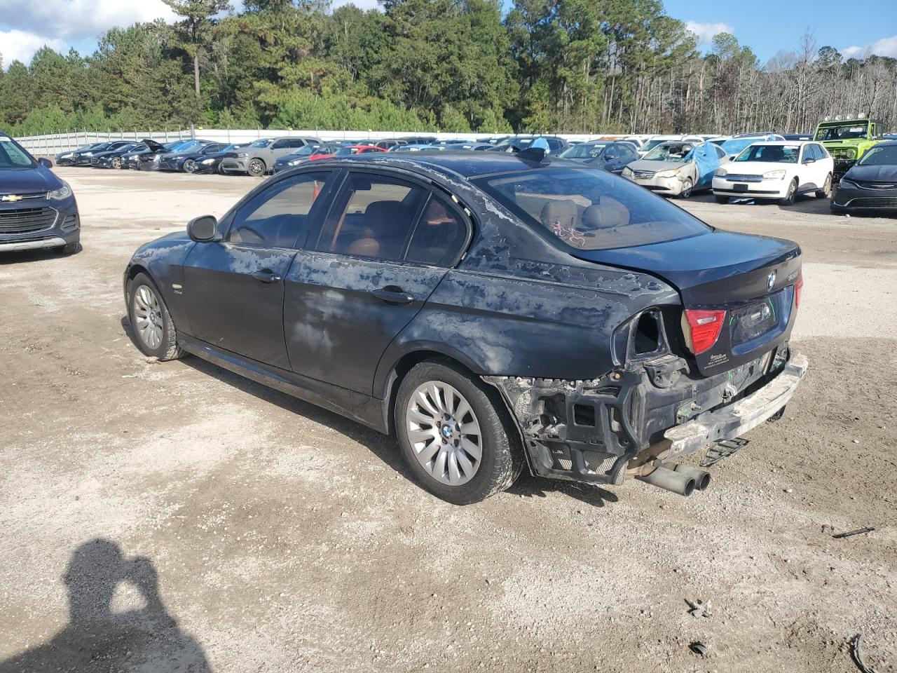 2009 BMW 3er VIN WBAPK73539A456443 Copart auction photo, rear end damage thumbnail 2