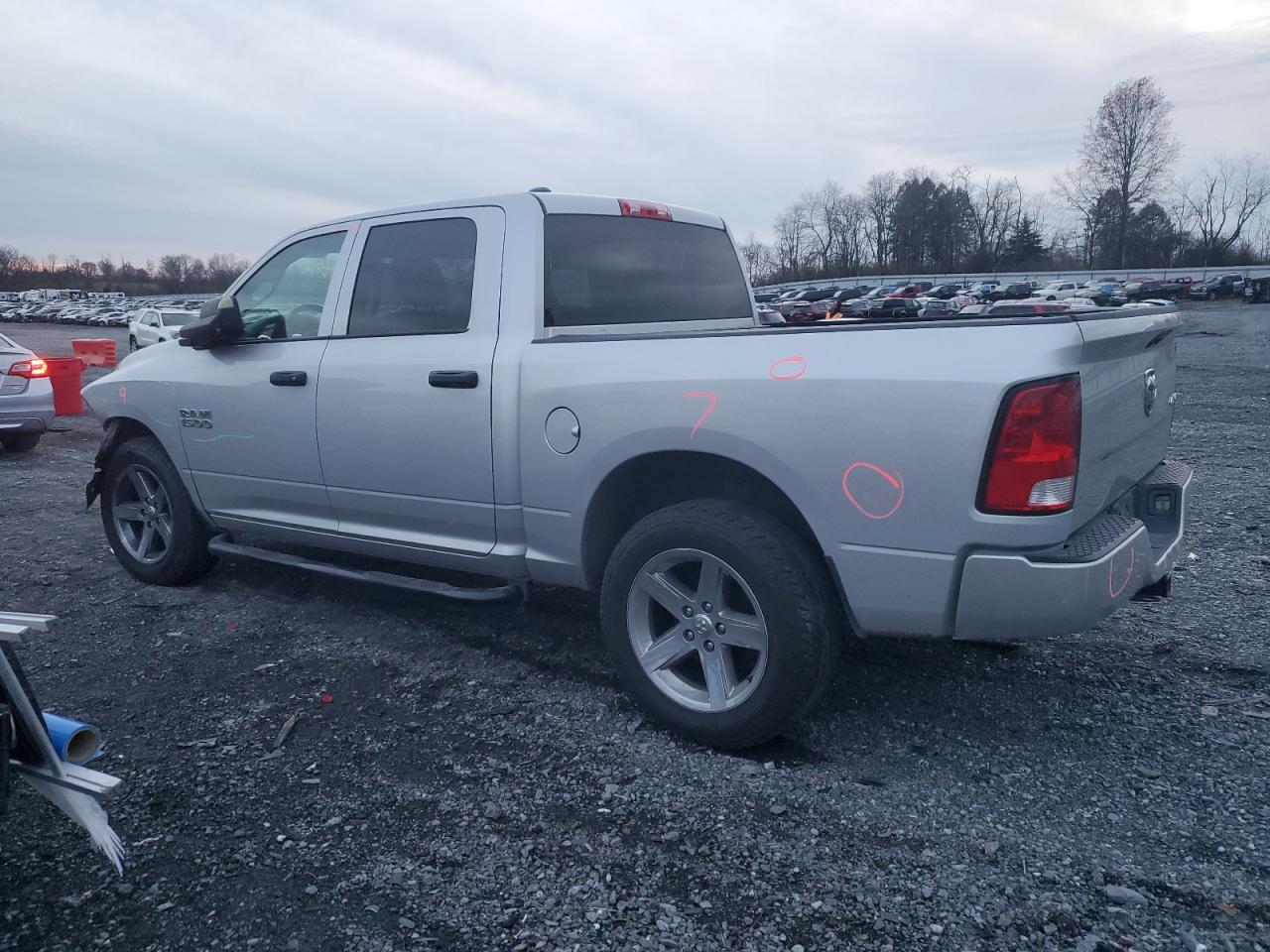 2018 RAM 1500 VIN 1C6RR7KG0JS129403 Copart auction photo, front end / minor dent/scratches damage thumbnail 2