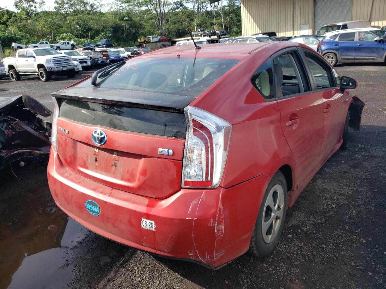 2012 Toyota Prius VIN JTDKN3DU5C1582359 Copart auction photo, front end damage thumbnail 3