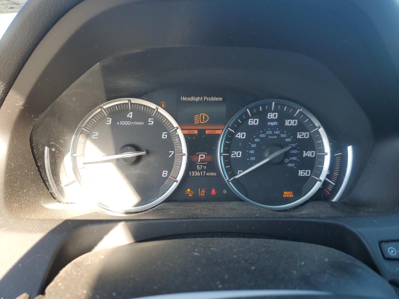 2018 Acura TLX VIN 19UUB2F34JA002159 Copart auction photo, front end / side damage thumbnail 9
