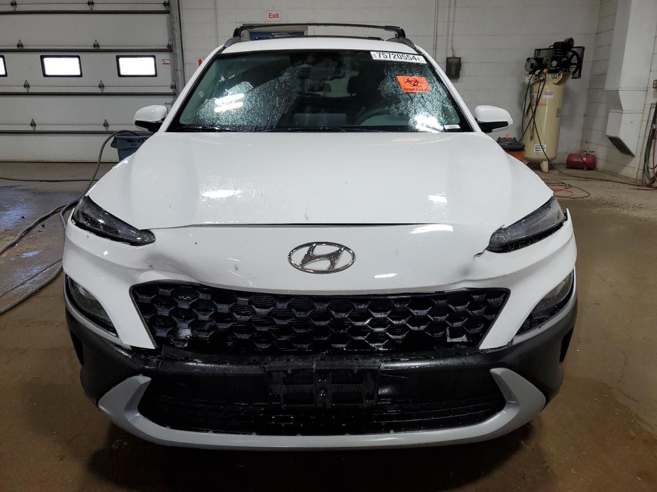 2022 Hyundai Kona VIN KM8K6CAB2NU840866 Copart auction photo, front end / rear end damage thumbnail 5