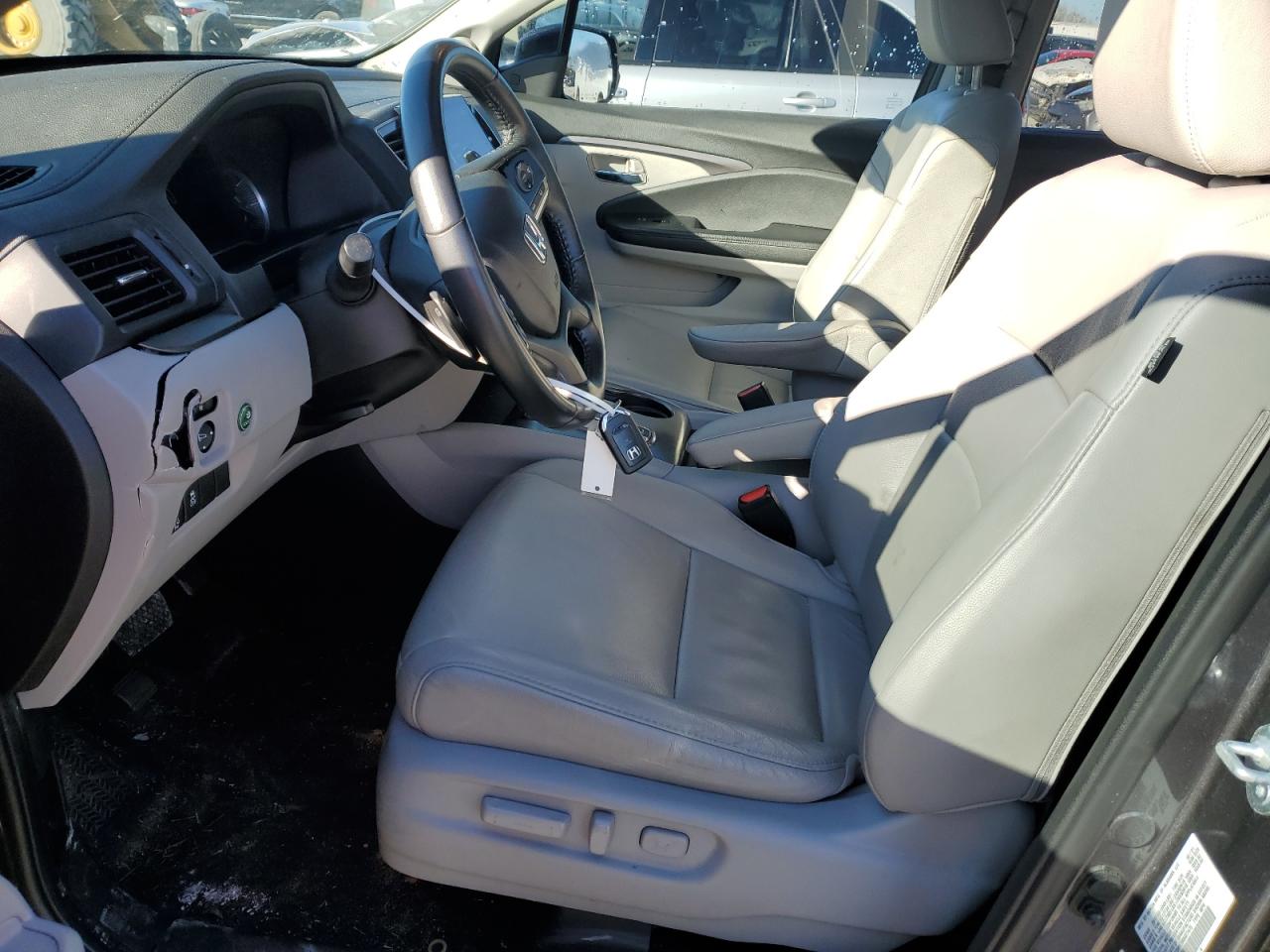 2021 Honda Pilot VIN 5FNYF5H57MB027475 Copart auction photo, front end damage thumbnail 7