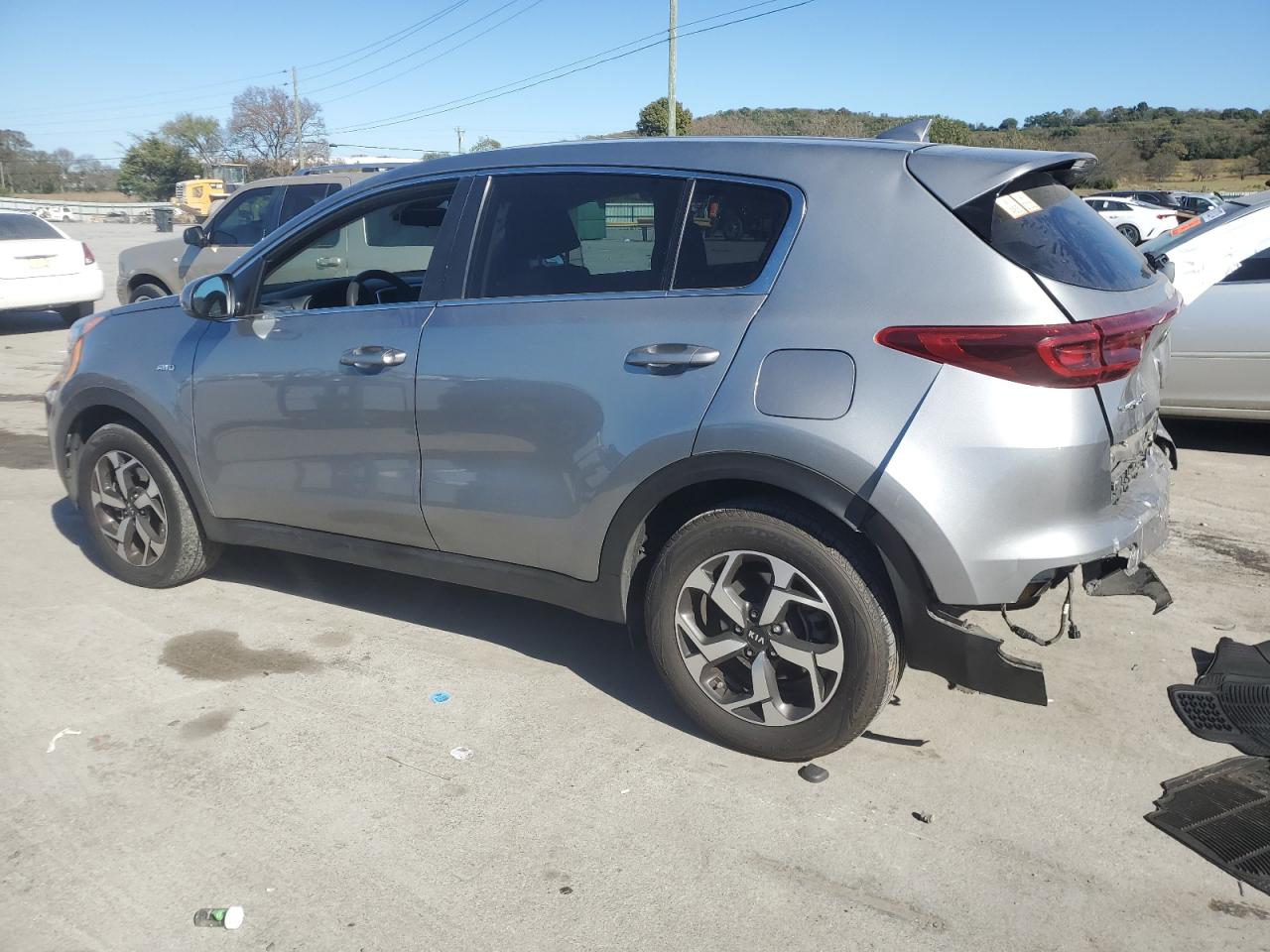 2021 KIA Sportage VIN KNDPMCAC4M7925729 Copart auction photo, rear end / undercarriage damage thumbnail 2
