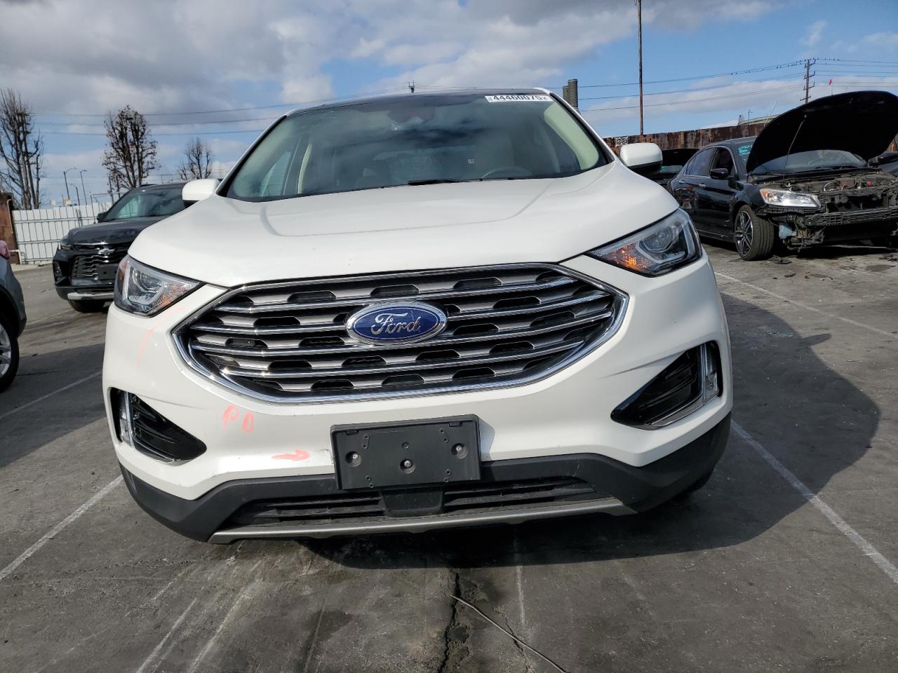 2021 Ford Edge VIN 2FMPK3J93MBA63908 Copart auction photo, rear end damage thumbnail 5