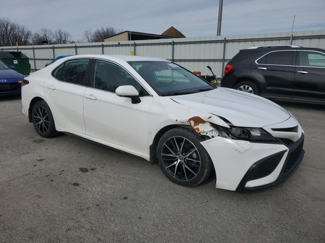 2023 Toyota Camry VIN 4T1T11AKXPU754876 Copart auction photo, front end / side damage thumbnail 4