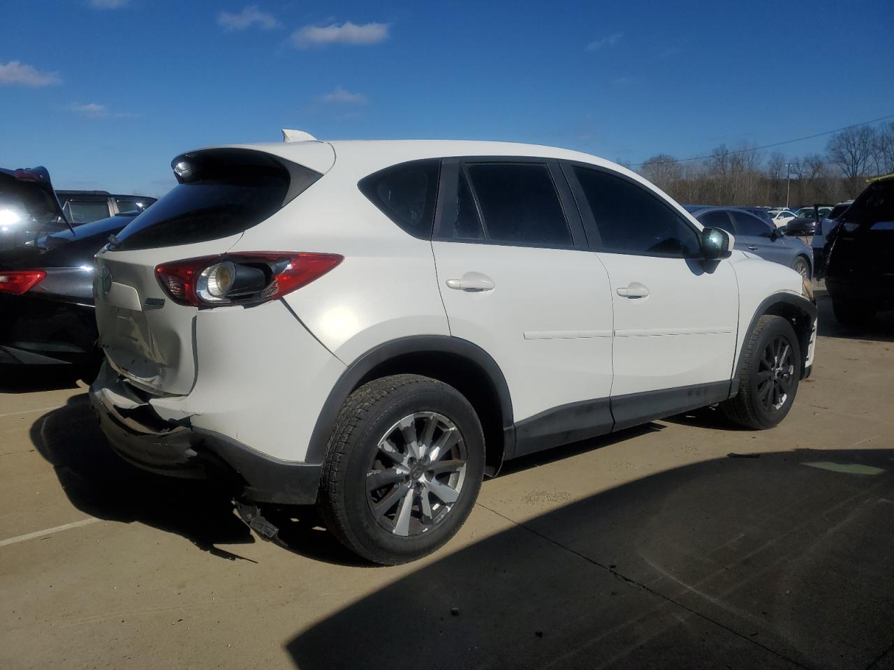 2013 Mazda CX-5 VIN JM3KE2BE7D0135536 Copart auction photo, rear end / front end damage thumbnail 3