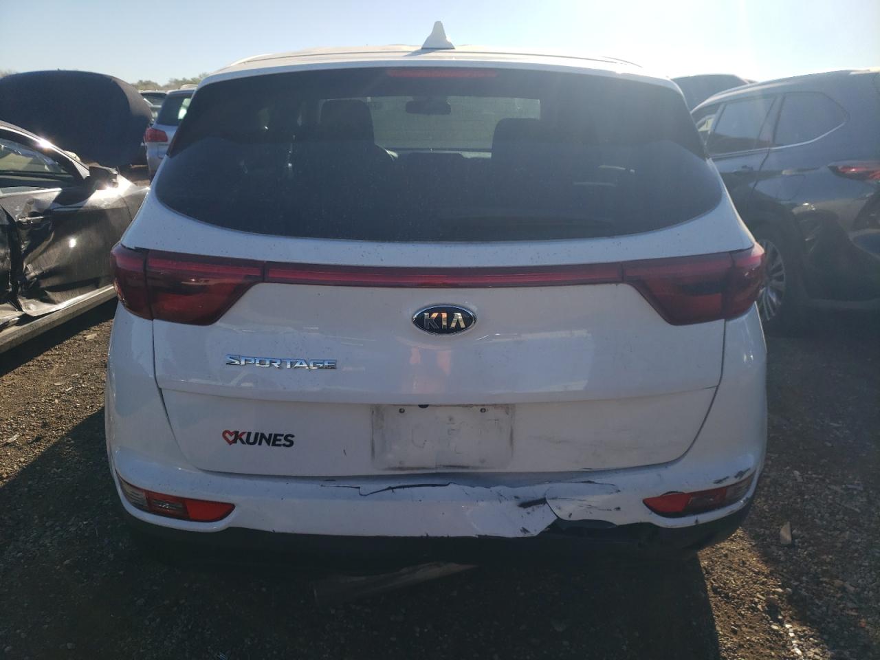 2019 KIA Sportage VIN KNDPMCAC5K7578327 Copart auction photo, rear end damage thumbnail 6