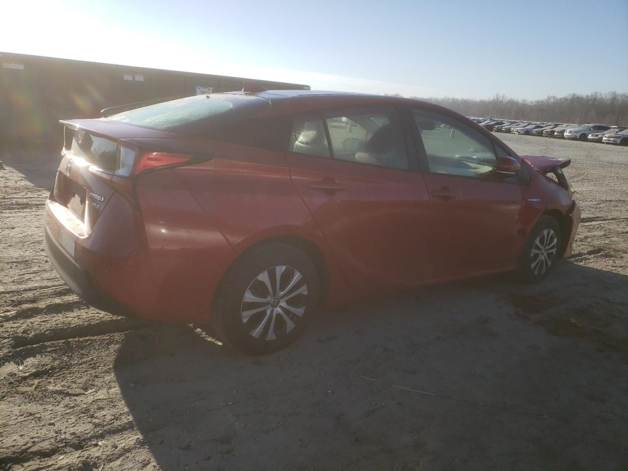 2019 Toyota Prius VIN JTDL9RFUXK3010943 Copart auction photo, front end / side damage thumbnail 3