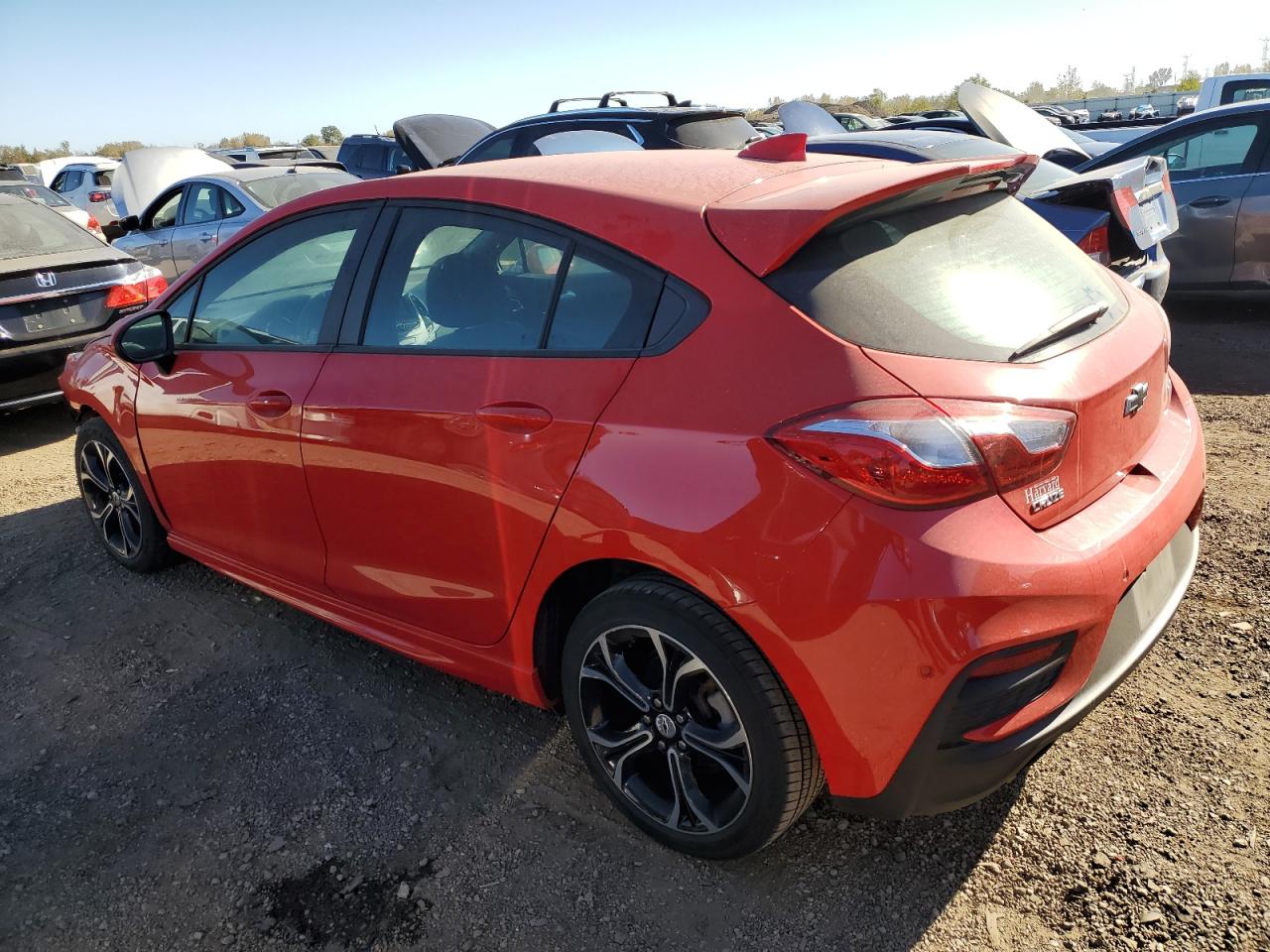 2019 Chevrolet Cruze VIN 3G1BE6SMXKS599653 Copart auction photo, front end damage thumbnail 2