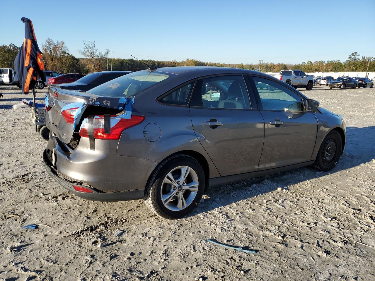 2013 Ford Focus VIN 1FADP3F24DL312078 Copart auction photo, rear end / front end damage thumbnail 3