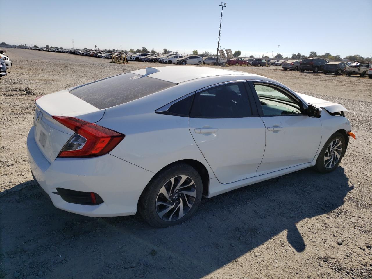 2017 Honda Civic VIN 19XFC2F73HE214825 Copart auction photo, front end damage thumbnail 3
