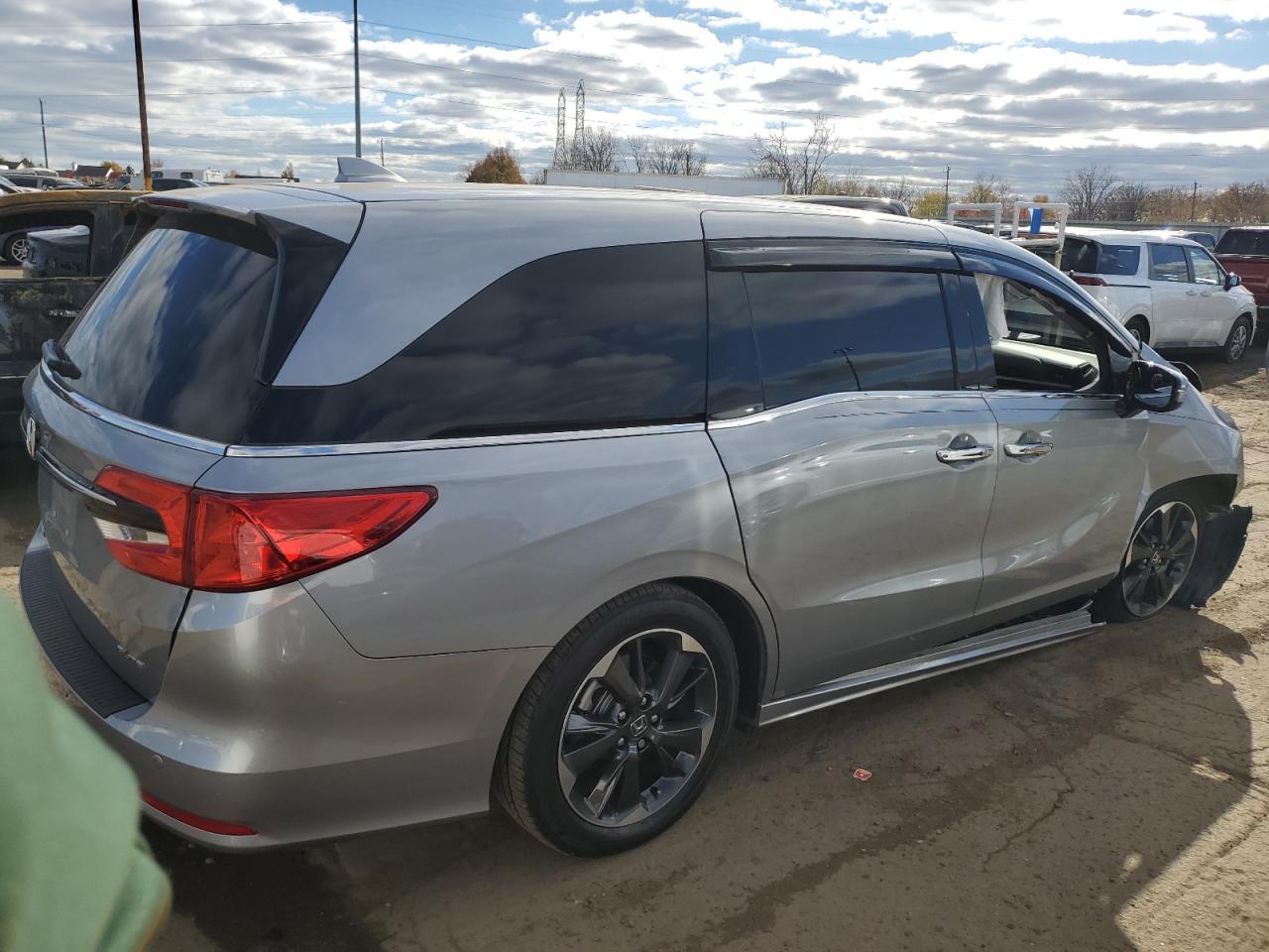 2024 Honda Odyssey VIN 5FNRL6H97RB000547 Copart auction photo, front end damage thumbnail 3