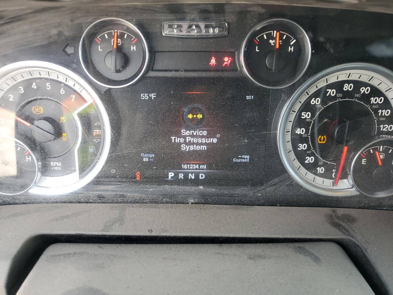 2013 RAM 1500 VIN 1C6RR7GT7DS610811 Copart auction photo, front end / side damage thumbnail 9