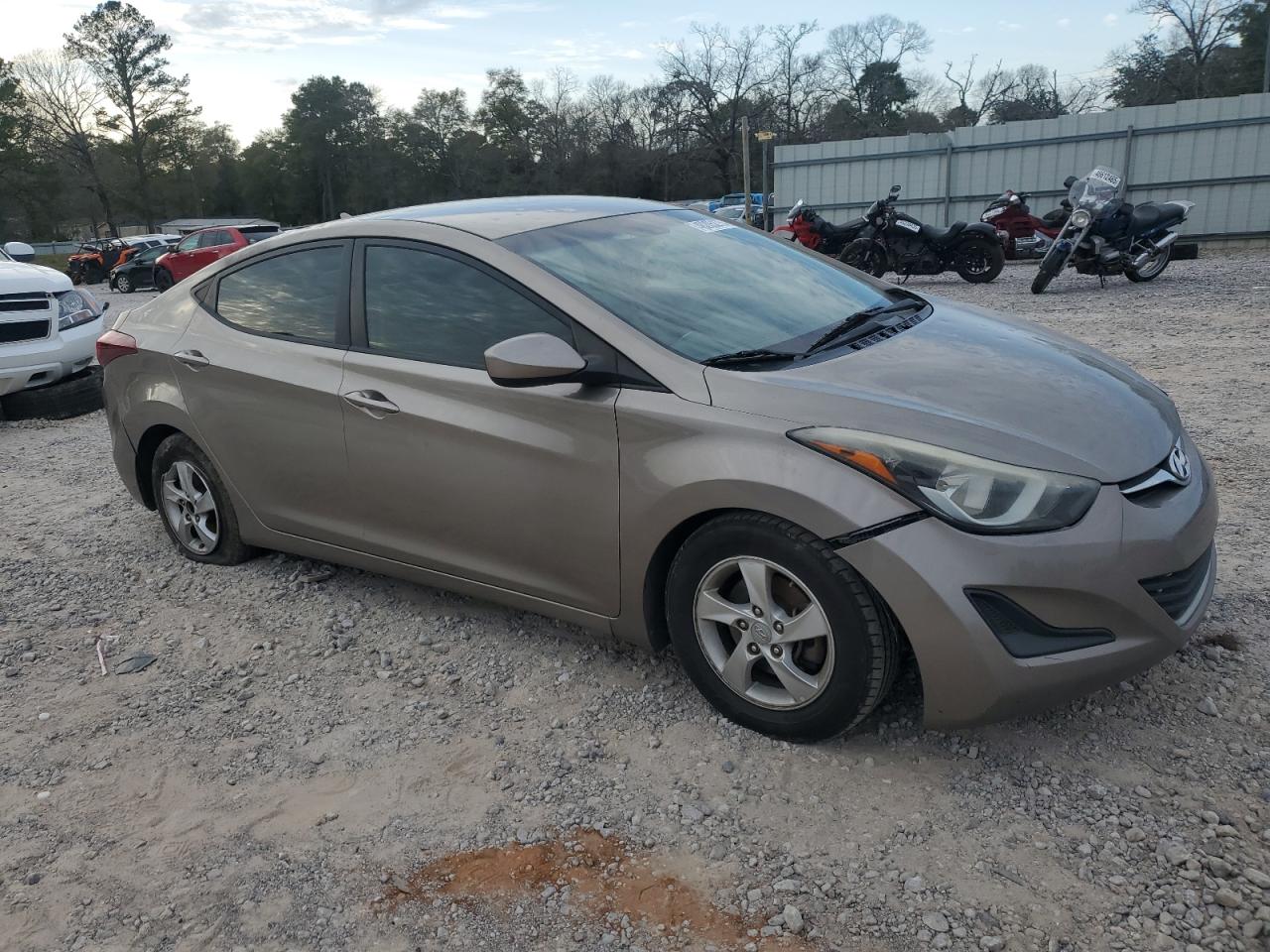 2015 Hyundai Elantra VIN 5NPDH4AE3FH548128 Copart auction photo, front end damage thumbnail 4